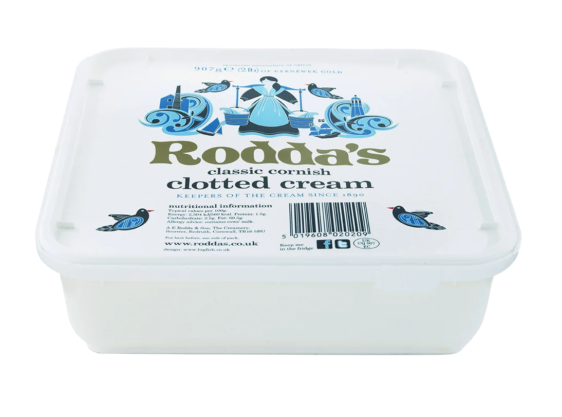 roddas 907g portion cream