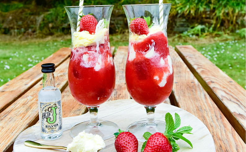 clotted cream strawberry daquari
